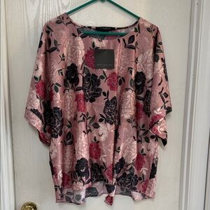 Marc New York Pink Floral Blouse